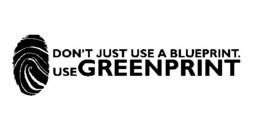 DON'T JUST USE A BLUEPRINT. USE GREENPRINT logo