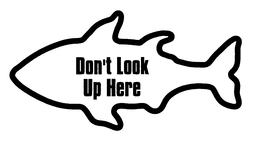 DON'T LOOK UP HERE logo
