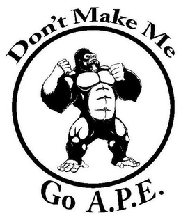 DON'T MAKE ME GO A.P.E. logo