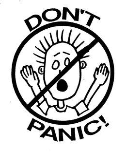 DON'T PANIC! logo