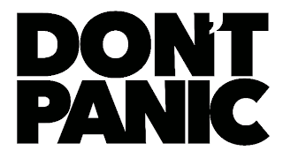 DON'T PANIC logo