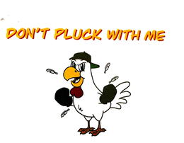 DON'T PLUCK WITH ME logo