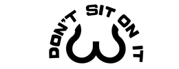 DON'T SIT ON IT logo