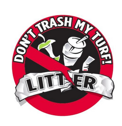 DON'T TRASH MY TURF! logo