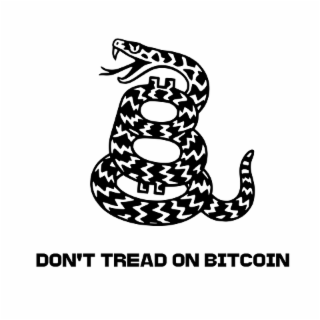 DON'T TREAD ON BITCOIN logo
