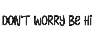 DON'T WORRY BE HI logo