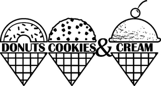 DONUTS COOKIES & CREAM logo