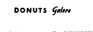 DONUTS GALORE logo