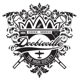 DOOBIEVILLE THE HIGH SOCIETY CDXX MMXIII KBK logo