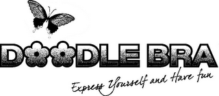 DOODLE BRA EXPRESS YOURSELF AND HAVE FUN logo