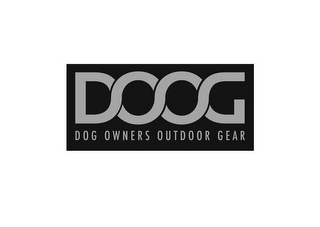 DOOG DOG OWNERS OUTDOOR GEAR WALKIE BELT logo