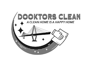 DOOKTORS CLEAN A CLEAN HOME IS A HAPPY HOME logo