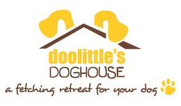 DOOLITTLE'S DOGHOUSE A FETCHING RETREATFOR YOUR DOG logo