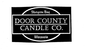 DOOR COUNTY CANDLE CO. STURGEON BAY WISCONSIN logo
