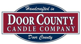DOOR COUNTY CANDLE COMPANY HANDCRAFTED IN DOOR COUNTY logo