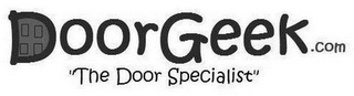 DOOR GEEK.COM "THE DOOR SPECIALIST" logo