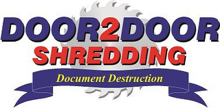 DOOR2DOOR SHREDDING DOCUMENT DESTRUCTION logo