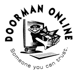 DOORMAN ONLINE SOMEONE YOU CAN TRUST. logo