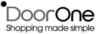DOORONE SHOPPING MADE SIMPLE logo