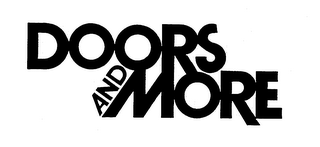 DOORS AND MORE logo