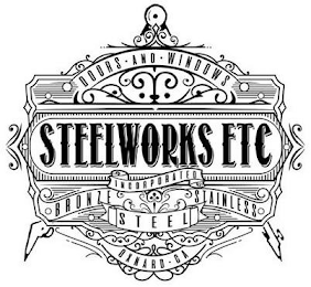 DOORS · AND · WINDOWS STEELWORKS ETC INCORPORATED BRONZE STEEL STAINLESS OXNARD · CA logo