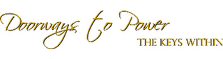 DOORWAYS TO POWER THE KEYS WITHIN logo