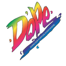 DOPE "DOING OUR PURPOSE EVERYWHERE logo