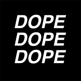 DOPE DOPE DOPE logo