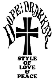 DOPE DRAKKAR STYLE OF LOVE & PEACE logo