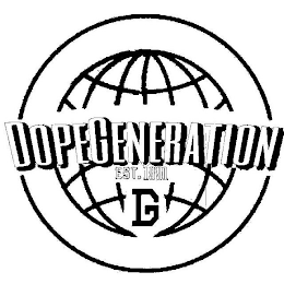 DOPE GENERATION EST. 1991 DG logo