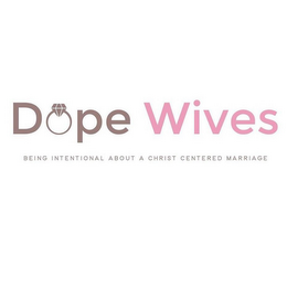 DOPE WIVES BEING INTENTIONAL ABOUT A CHRIST CENTERED MARRIAGE logo