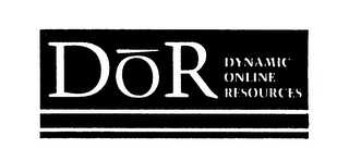 DOR DYNAMIC ONLINE RESOURCES logo