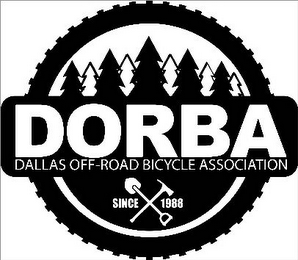 DORBA DALLAS OFF-ROAD BICYCLE ASSOCIATION SINCE 1988 logo