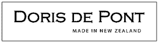 DORIS DE PONT MADE IN NEW ZEALAND logo