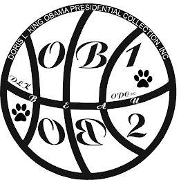 DORIS L. KING OBAMA PRESIDENTIAL COLLECTION, INC OB1 OB2 BEAU DLK OPC INC. logo