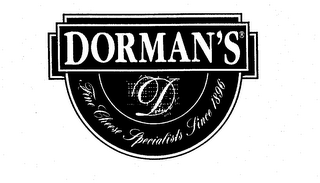 DORMAN'S FINE CHEESE SPECIALISTS SINCE 1896 logo
