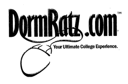 DORMRATZ.COM YOUR ULTIMATE COLLEGE EXPERIENCE. logo