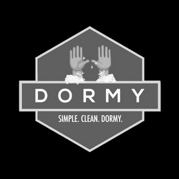 DORMY SIMPLE. CLEAN. DORMY. logo