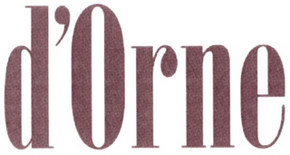 D'ORNE logo