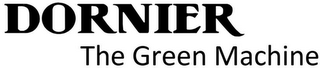 DORNIER THE GREEN MACHINE logo