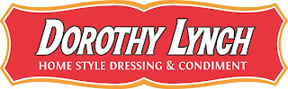 DOROTHY LYNCH HOME STYLE DRESSING & CONDIMENT logo