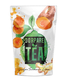 DORPARE TEA GINGER TURMERIC LIME logo