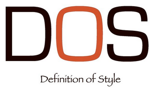 DOS DEFINITION OF STYLE logo