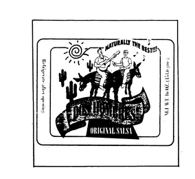 DOS HOMBRES! ORIGINAL SALSA NATURALLY THE BEST!!! logo