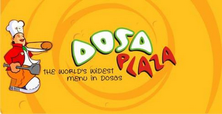 DOSA PLAZA THE WORLD'S WIDEST MENU IN DOSAS logo