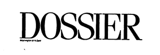 DOSSIER WASHINGTON AT ITS BEST logo