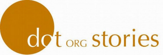 DOT ORG STORIES logo
