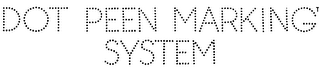 DOT PEEN MARKING SYSTEM logo
