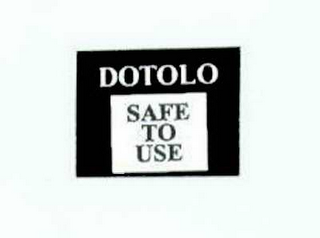 DOTOLO SAFE TO USE logo