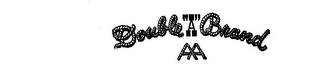 DOUBLE "A" BRAND AA logo